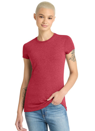 District ® Women's Fitted Perfect Tri ® Tee. DT155 - Red Frost | District