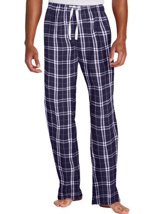District® Flannel Plaid Pant. DT1800 - Purple/ White | District