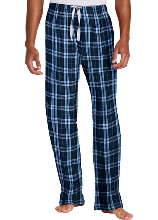 District® Flannel Plaid Pant. DT1800 - True Navy/ Carolina Blue | District