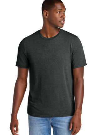 District® Perfect Weight® CVC Tee DT184 - Jet Black Heather | District