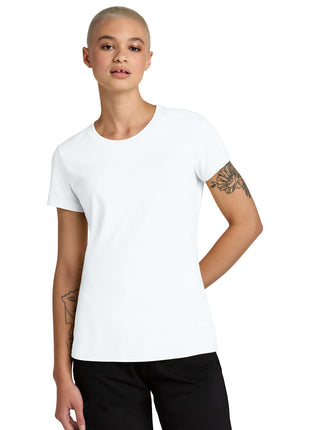 District® Women's Perfect Weight® CVC Tee DT188 - Bright White | District