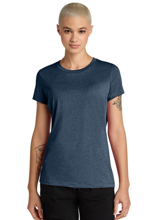 District® Women's Perfect Weight® CVC Tee DT188 - Heathered Navy | District