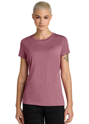District® Women's Perfect Weight® CVC Tee DT188 - Orchid Haze Heather | District