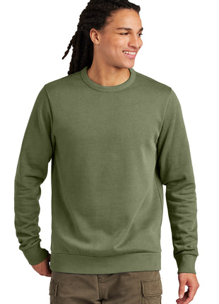 District Wash™ Fleece Crew DT2204 - Olive Drab Green | District
