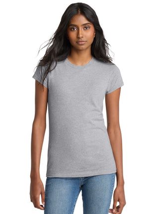District® Women's Fitted The Concert Tee® DT5001 - Heather Grey | District