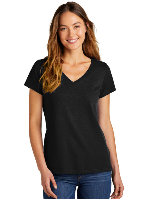 District® Women's The Concert Tee® V-Neck DT5002 - Black | District