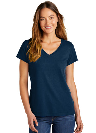 District® Women's The Concert Tee® V-Neck DT5002 - New Navy | District