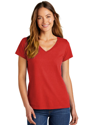 District® Women's The Concert Tee® V-Neck DT5002 - New Red | District