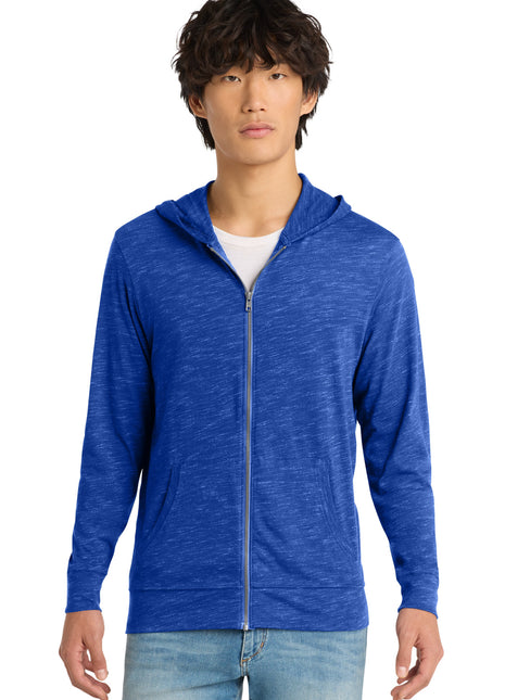 District ® Medal Full-Zip Hoodie. DT565 - Deep Royal | District