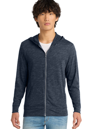 District ® Medal Full-Zip Hoodie. DT565 - New Navy | District