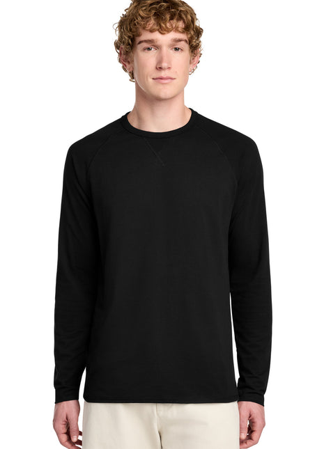 District® Featherweight French Terry™ Long Sleeve Crewneck DT572 - Black | District