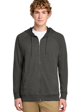 District® Featherweight French Terry™ Full-Zip Hoodie DT573 - Washed Coal | District