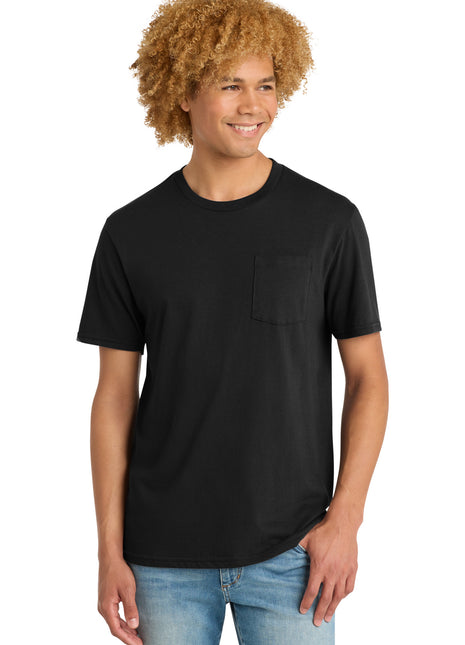 District® Very Important Tee® with Pocket. DT6000P - Black | District
