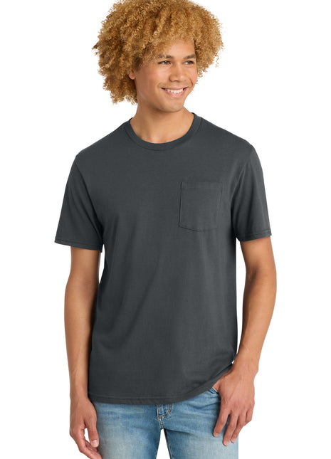 District® Very Important Tee® with Pocket. DT6000P - Charcoal | District