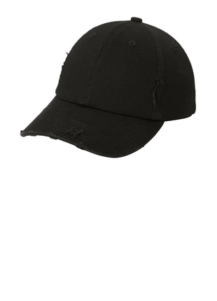 District® Distressed Cap. DT600 - Black | District
