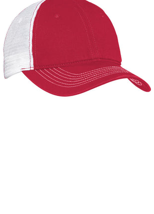 District® Mesh Back Cap. DT607 - Red/ White | District
