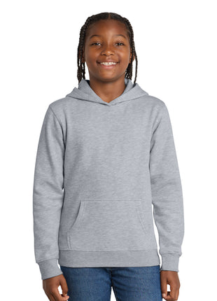 District® Youth V.I.T.™Fleece Hoodie DT6100Y - Light Heather Grey | District
