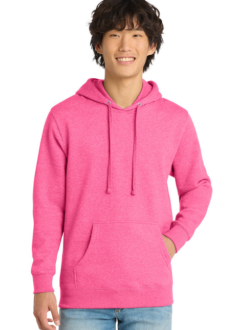 District® V.I.T.™Fleece Hoodie DT6100 - Awareness Pink Heather | District
