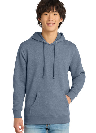 District® V.I.T.™Fleece Hoodie DT6100 - Flint Blue Heather | District