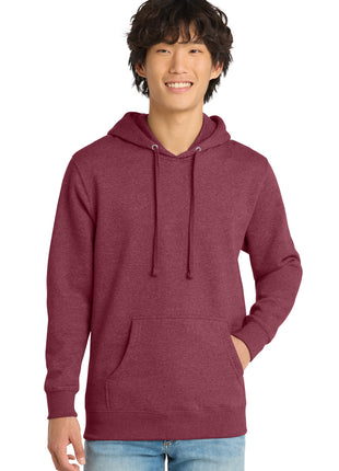 District® V.I.T.™Fleece Hoodie DT6100 - Heathered Cardinal | District