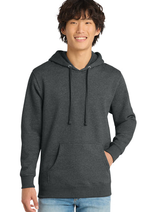 District® V.I.T.™Fleece Hoodie DT6100 - Heathered Charcoal | District