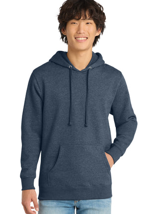 District® V.I.T.™Fleece Hoodie DT6100 - Heathered Navy | District