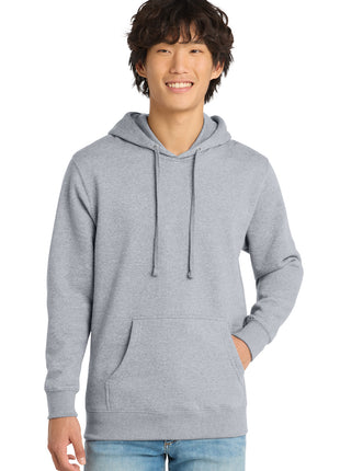 District® V.I.T.™Fleece Hoodie DT6100 - Light Heather Grey | District