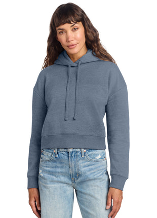 District® Women's V.I.T.™ Fleece Hoodie DT6101 - Flint Blue Heather | District