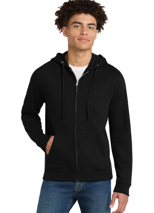 District® V.I.T.™Fleece Full-Zip Hoodie DT6102 - Black | District