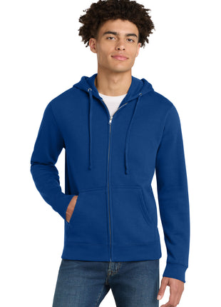 District® V.I.T.™Fleece Full-Zip Hoodie DT6102 - Deep Royal | District