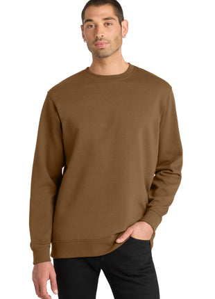 District® V.I.T.™Fleece Crew DT6104 - Duck Brown | District
