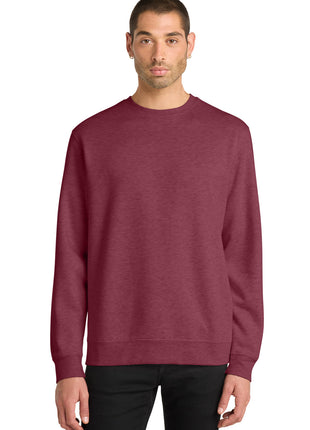 District® V.I.T.™Fleece Crew DT6104 - Heathered Cardinal | District