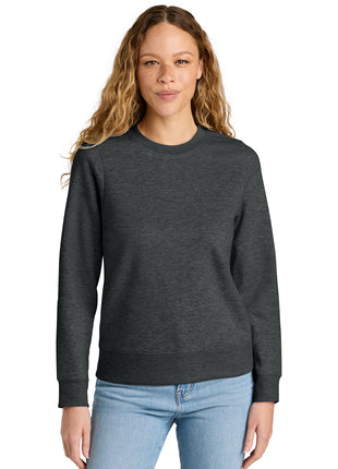 District® Women's V.I.T.™ Fleece Crew DT6105 - Heathered Charcoal | District