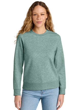 District® Women's V.I.T.™ Fleece Crew DT6105 - Heathered Dusty Sage | District