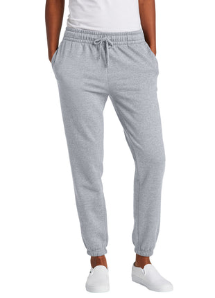District® Women's V.I.T.™ Fleece Sweatpant DT6110 - Light Heather Grey | District
