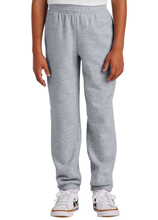 District® Youth V.I.T.™ Fleece Sweatpant DT6112Y - Light Heather Grey | District