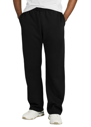 District® V.I.T.™ Fleece Open-Bottom Sweatpant DT6117 - Black | District