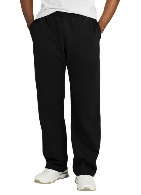 District® V.I.T.™ Fleece Open-Bottom Sweatpant DT6117 - Black | District