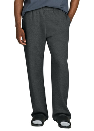 District® V.I.T.™ Fleece Open-Bottom Sweatpant DT6117 - Heathered Charcoal | District