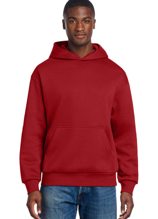 District® V.I.T.™ Heavyweight Fleece Hoodie DT6150 - Classic Red | District