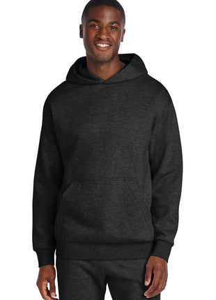 District® V.I.T.™ Heavyweight Fleece Hoodie DT6150 - Jet Black Heather | District