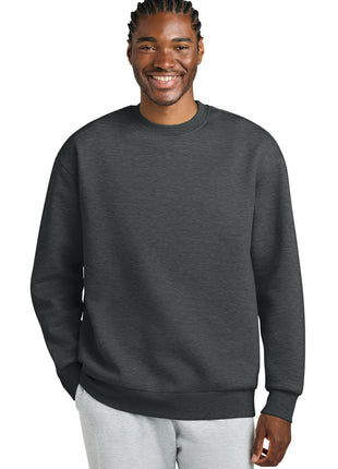 District® V.I.T.™ Heavyweight Fleece Crew DT6154 - Heathered Charcoal | District