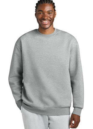 District® V.I.T.™ Heavyweight Fleece Crew DT6154 - Light Heather Grey | District