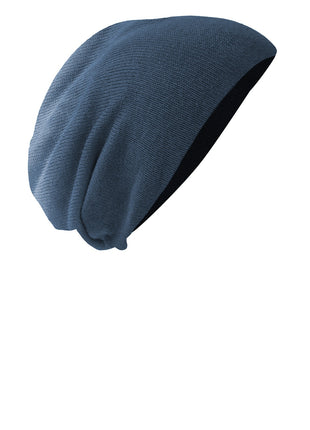 District® Slouch Beanie DT618 - Navy Dip Dye | District