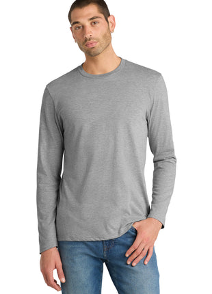 District® Very Important Tee® Long Sleeve. DT6200 - Light Heather Grey | District