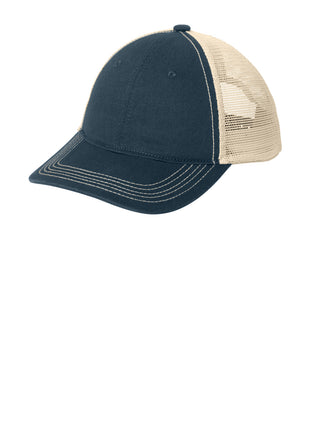 District® Super Soft Mesh Back Cap. DT630 - New Navy/ Stone | District