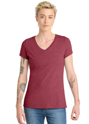 District ® Women's Very Important Tee ® V-Neck. DT6503 - Heathered Cardinal | District