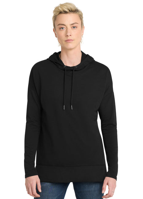 District ® Women's Featherweight French Terry ™ Hoodie DT671 - Black | District