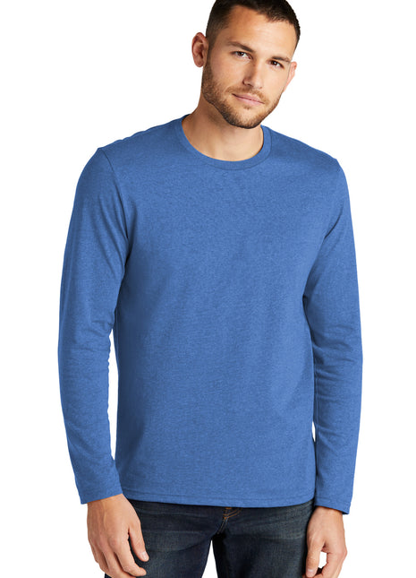 District® Re-Tee® Long Sleeve DT8003 - Blue Heather | District
