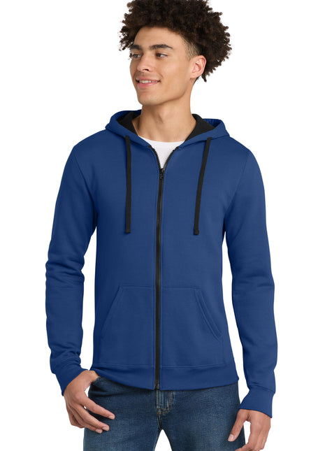 District® The Concert Fleece® Full-Zip Hoodie. DT800 - Deep Royal | District